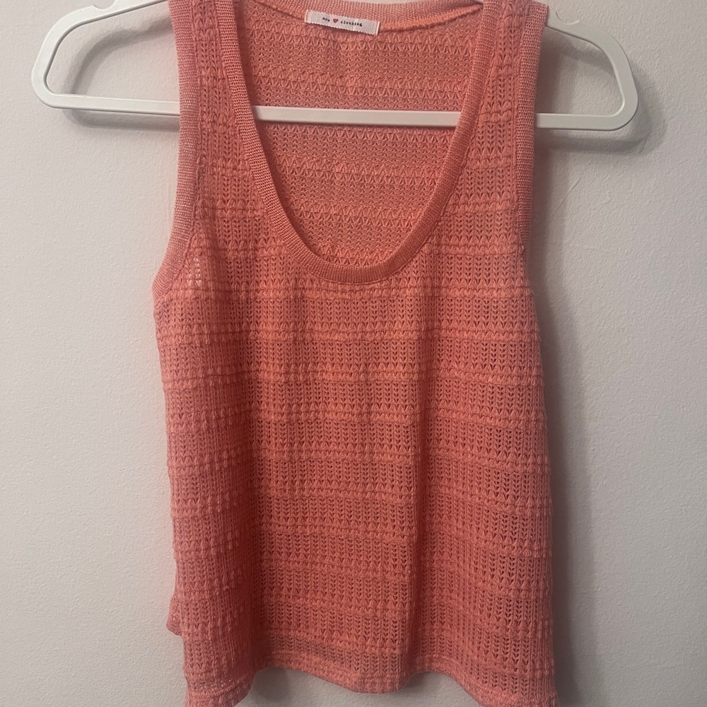 One Clothing Pink Ribbed Tank Top 310
